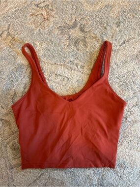 Lululemon Align Tank in poppy orange
